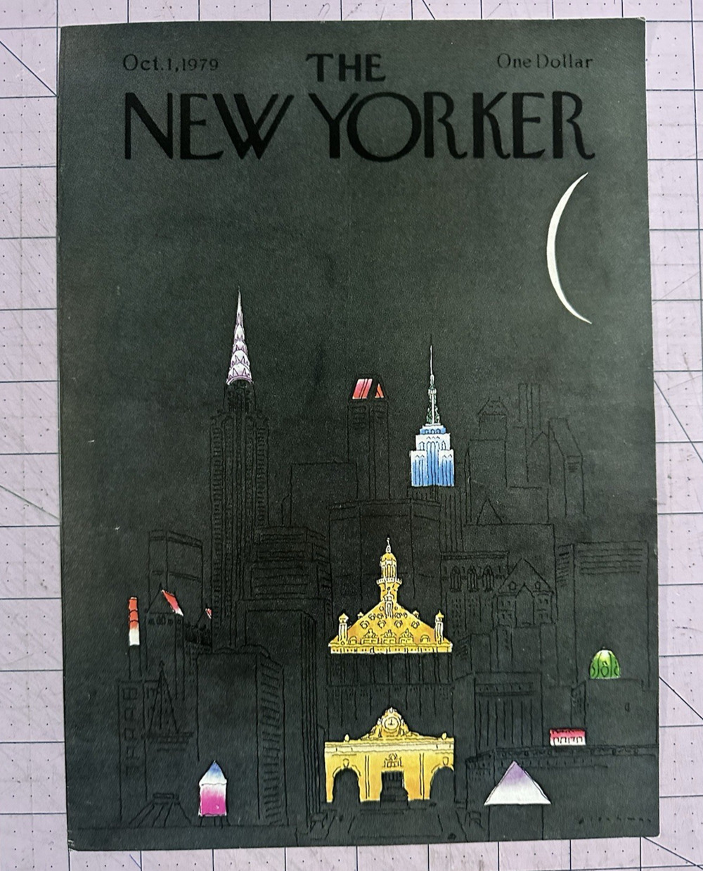 COVER ONLY The New Yorker October 1 1979 New York City by Art Blechman